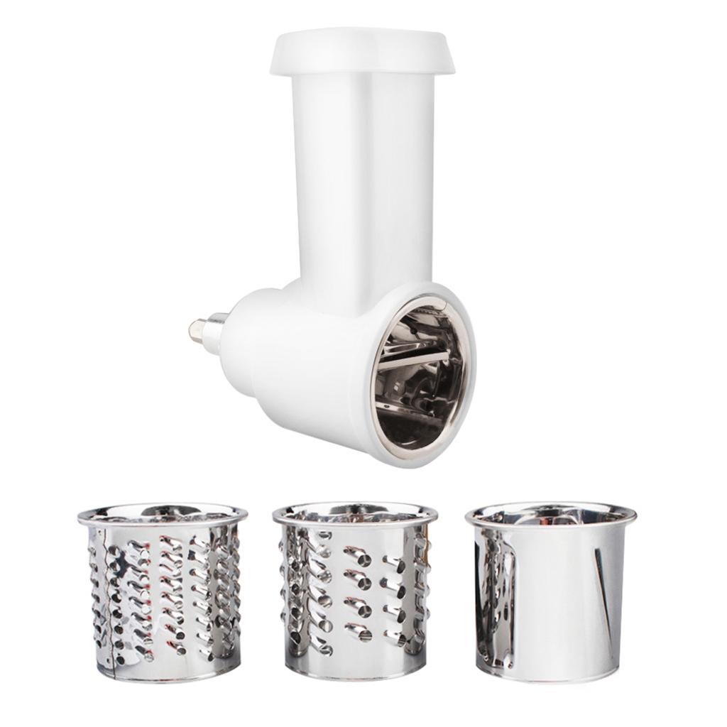 White Fresh Prep Shredder Attachment for KitchenAid Slicer