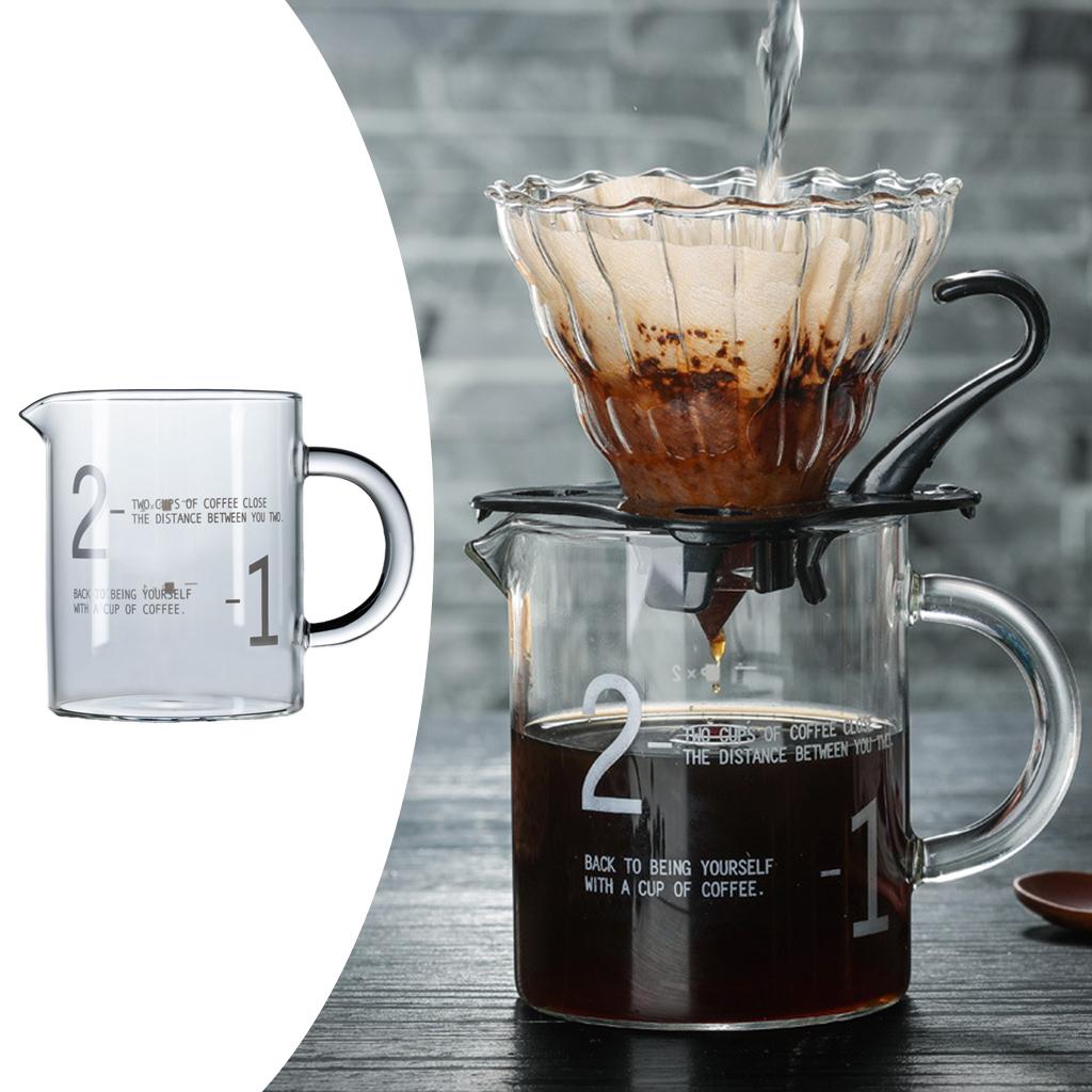 400ml Latte Glasses Tea Cappuccino Glass Home Office Drink Coffee Cups Mugs