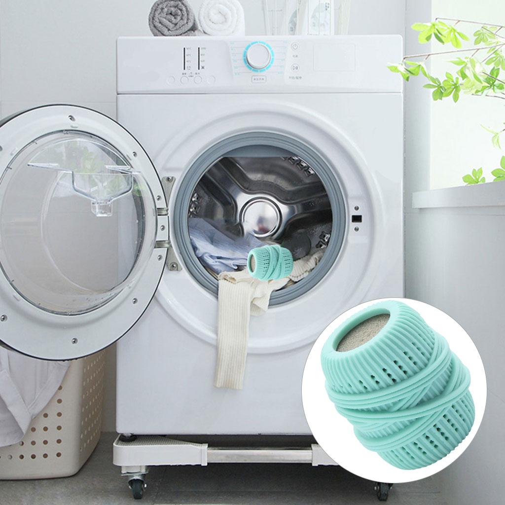 Laundry Ball Reusable Anti Knotting Anti Winding for Washing Machine Clothes Light Green