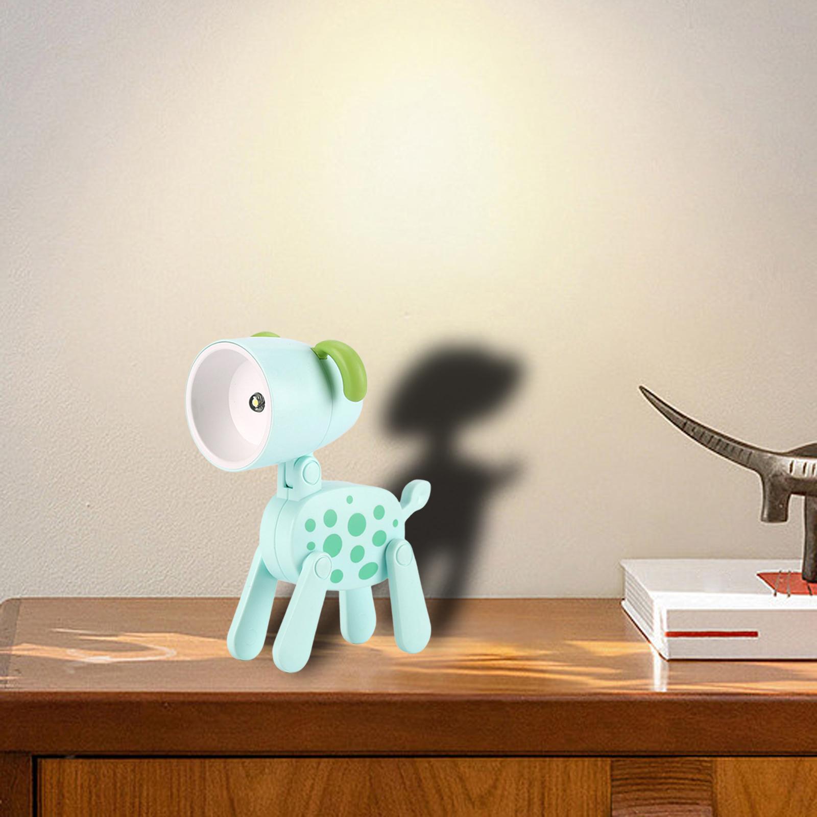 Portable Reading Lamp Adjustable Bedside Lighting for Desktop Ornament Green