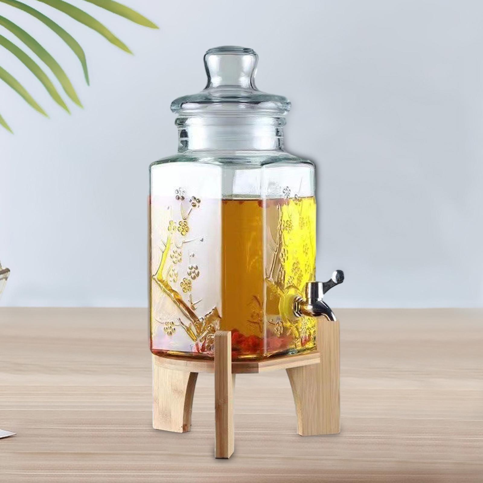 Drink Dispenser Stand Handicraft Round Base for Celebration Holiday Weddings