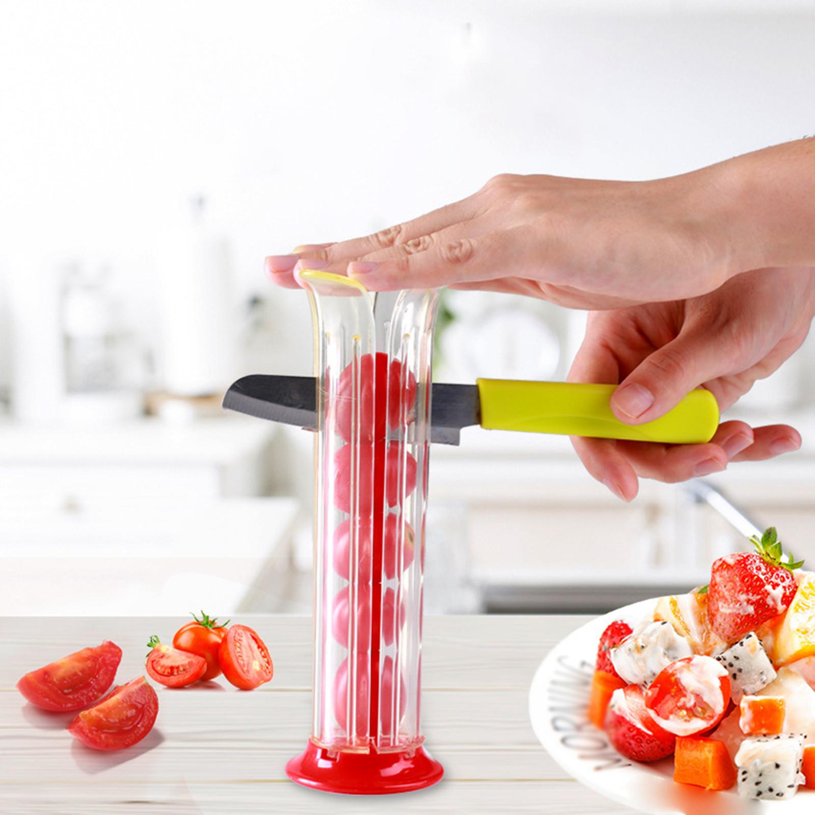 Small Tomato Slicer Cherry Strawberry Cutter for Cucumber Potato Tube Designs