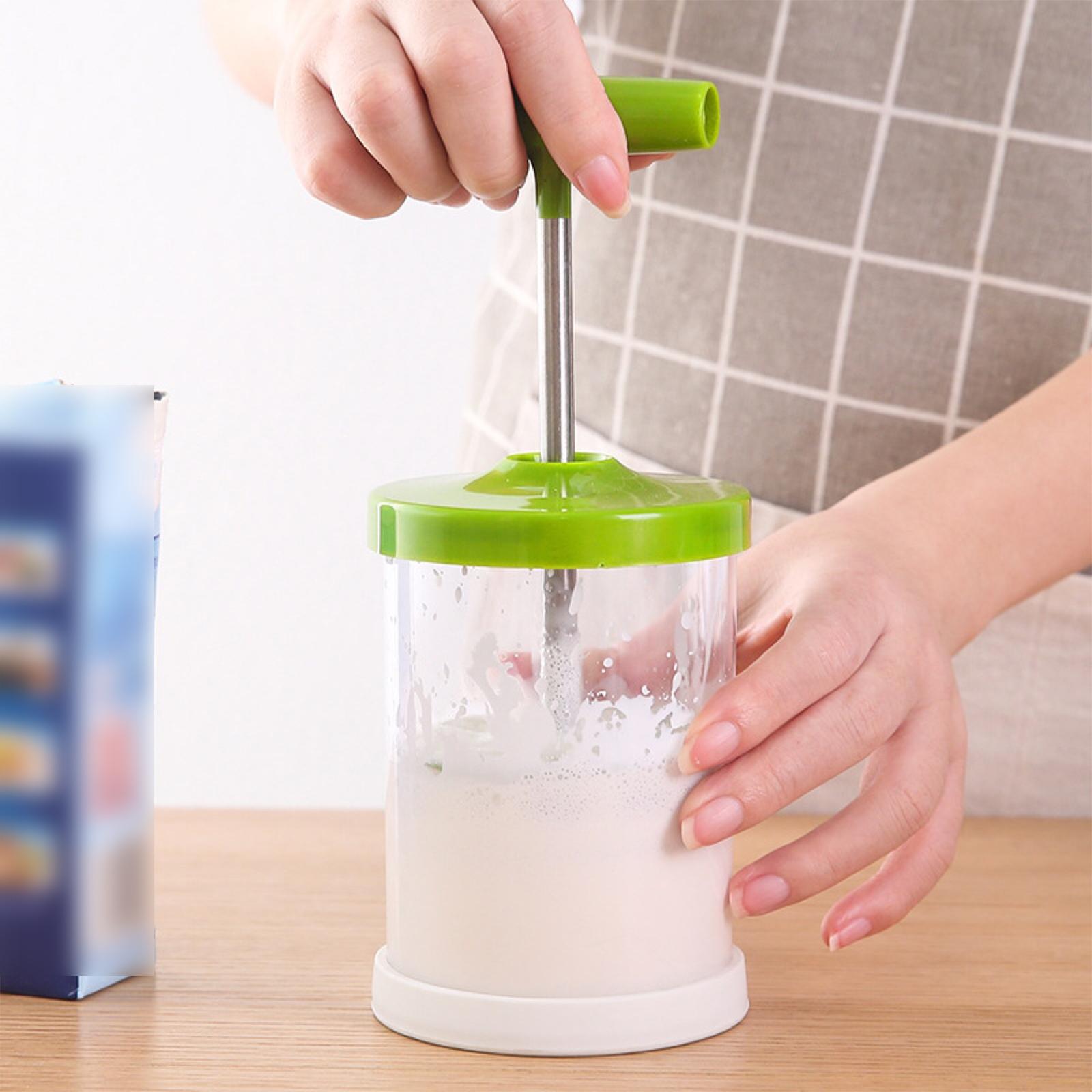 Professional DIY Whipped Cream Dispenser Egg Mixer for Home Frothy Green