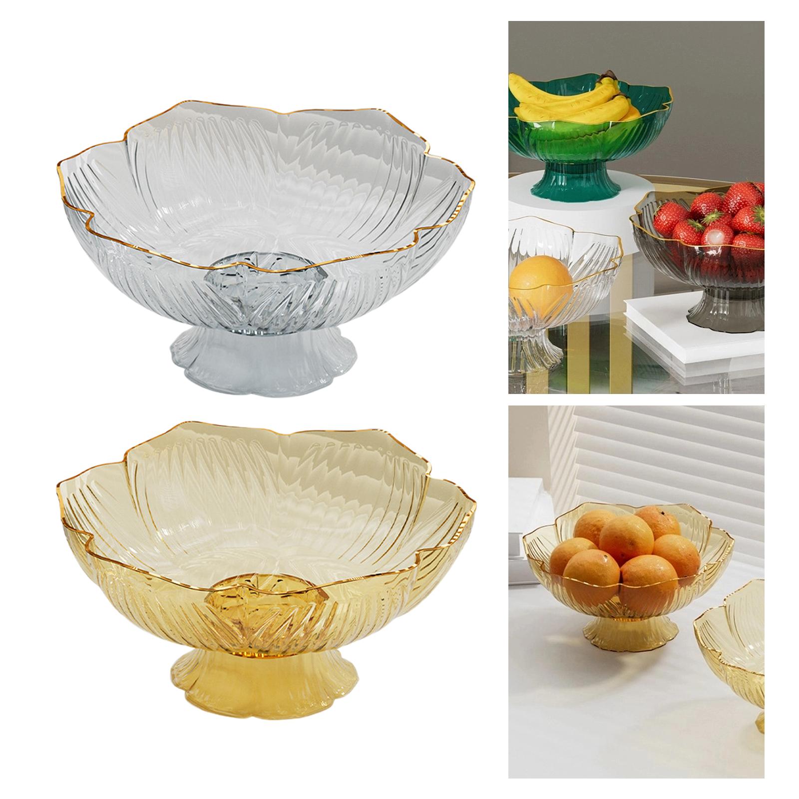 Fruit Bowl Multifunctional Fruit and Vegetable Holder Farmhouse Fruit Basket transparent