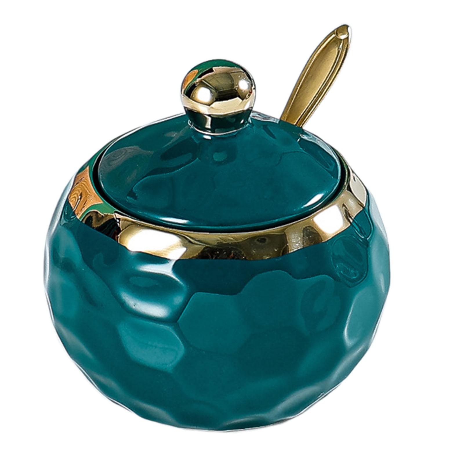 Sugar Bowl Round Dark Green