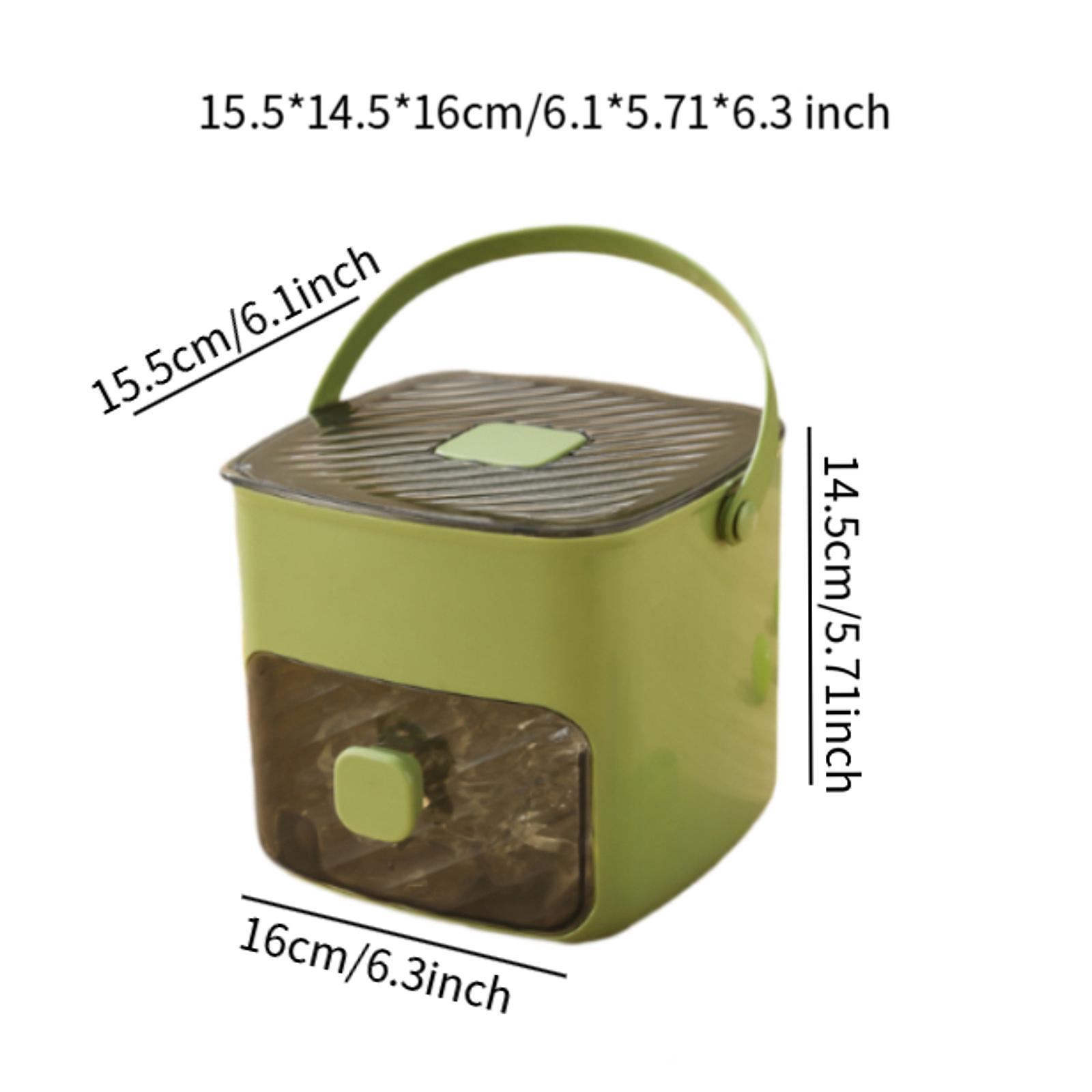 Ice Cube Tray Stackable Green