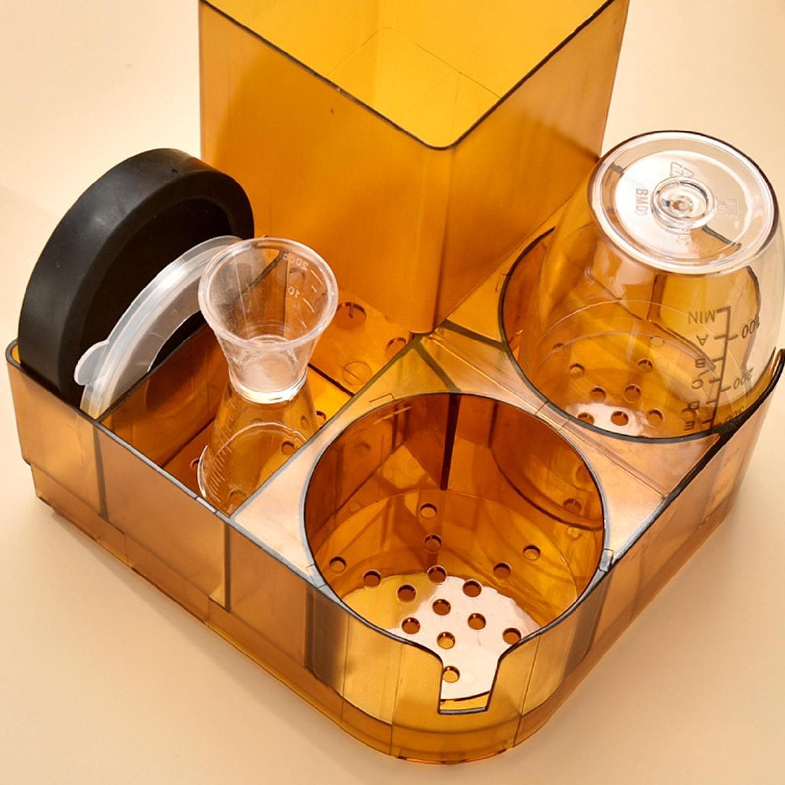 Condiment Station Farmhouse Condiment Organizer for Kitchen Sugar Tea Pantry