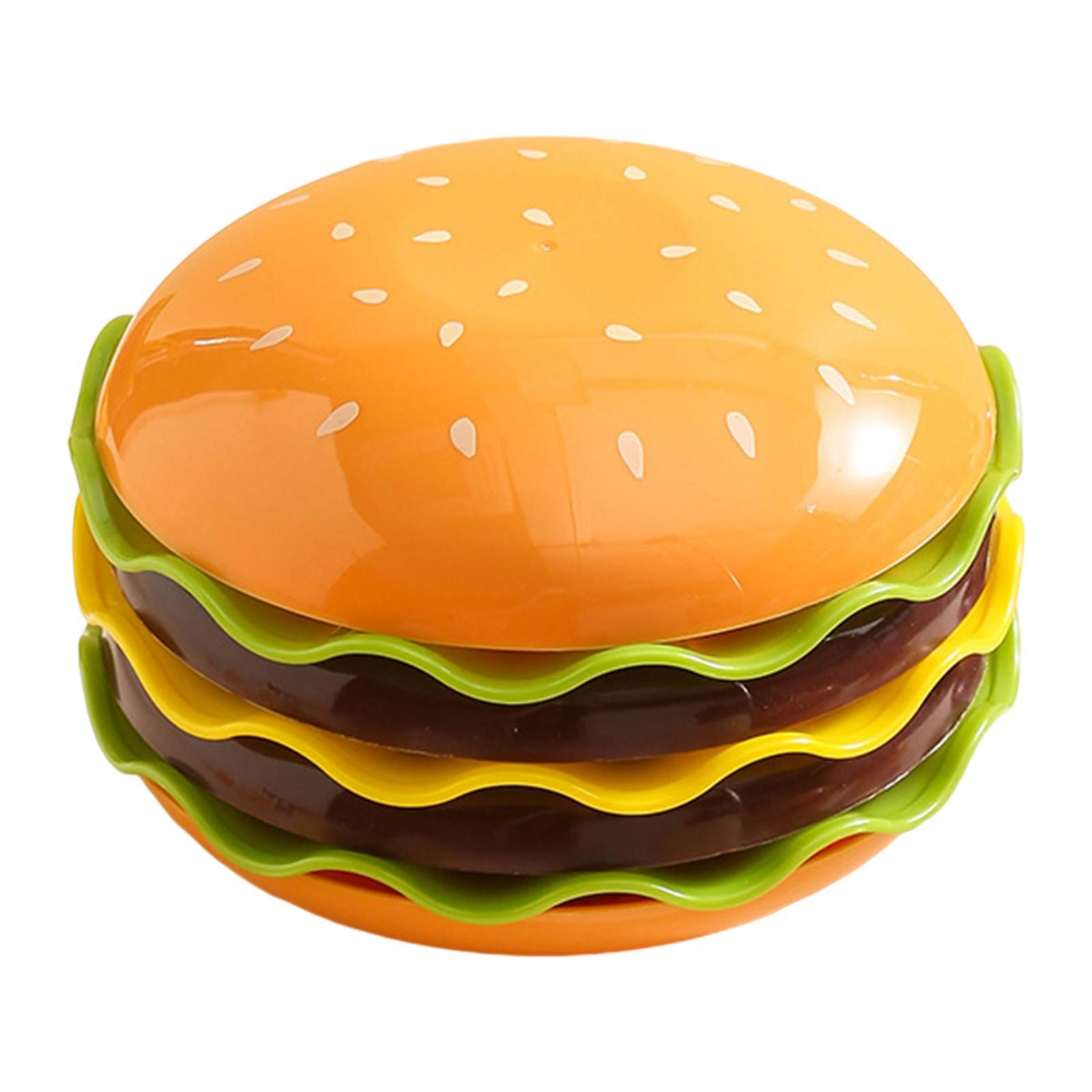 Stackable Burger Plate Set