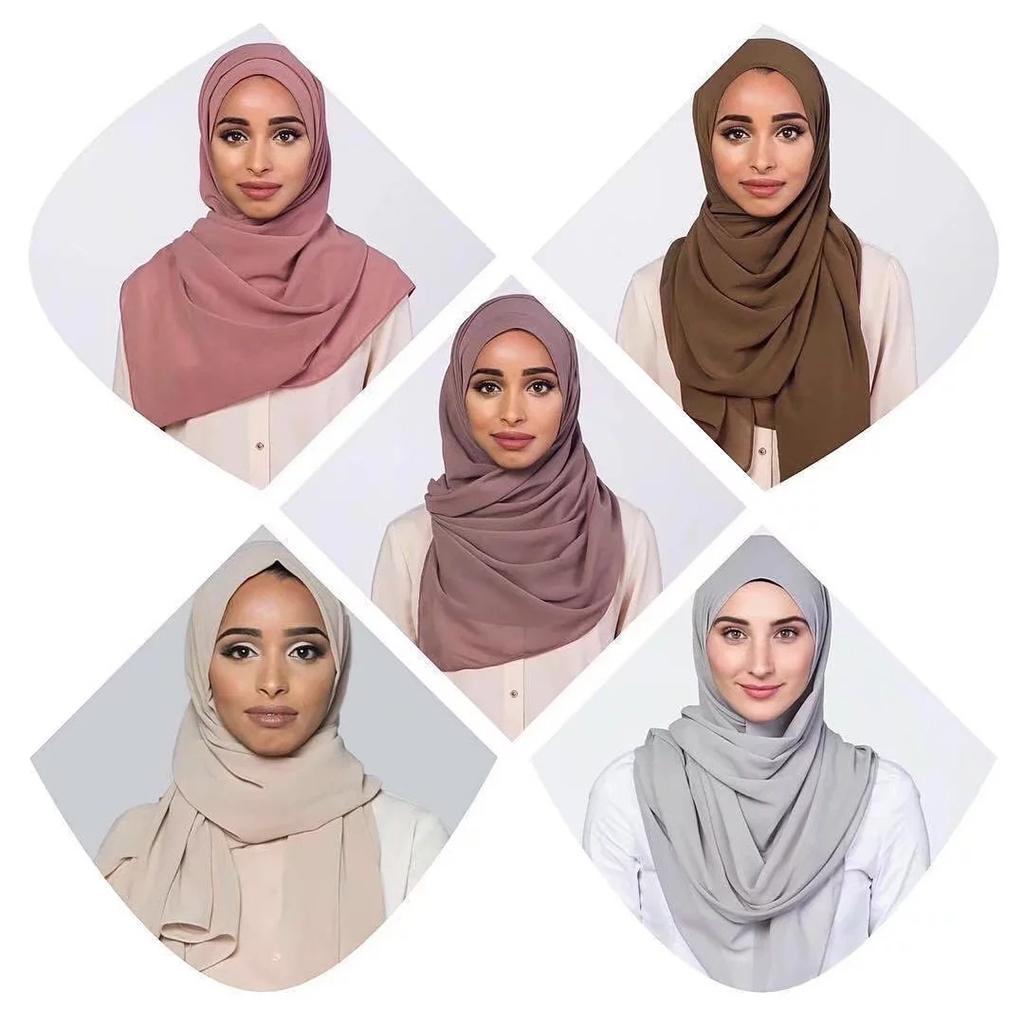 chiffon scarves hijab