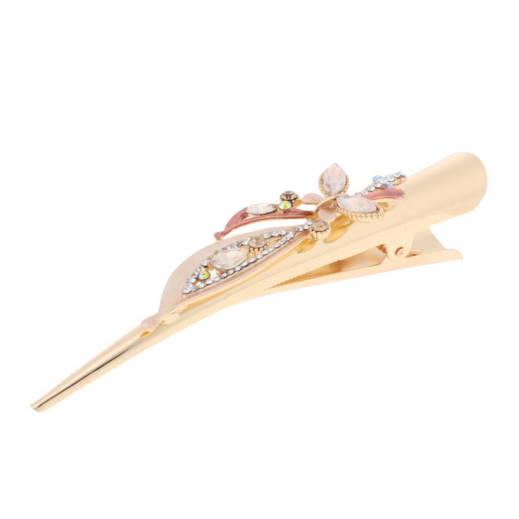 Rhinestone Crystal Hair Clip Hair Accessories Duck Bill ...