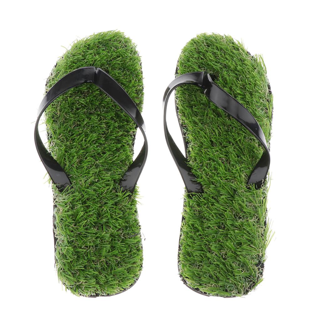 artificial grass slippers