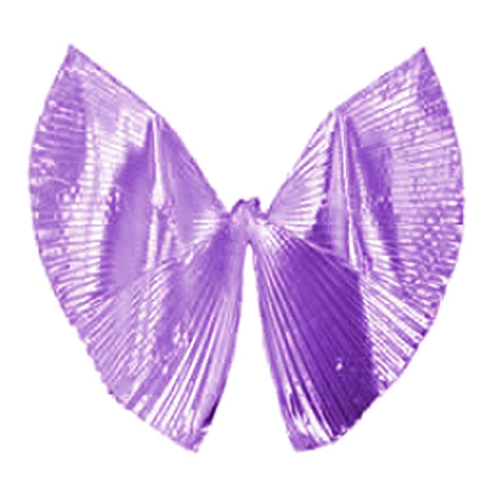 Bright Belly Isis Wings with 2 Sticks Fairy Dress Wings Costume Purple