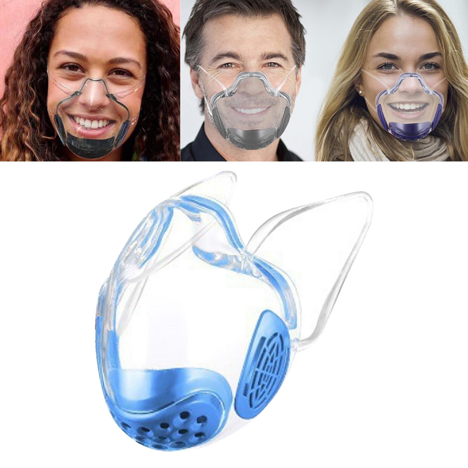 4pcs Durable PC Face Shield Reusable Clear Protection Guard Comfortable