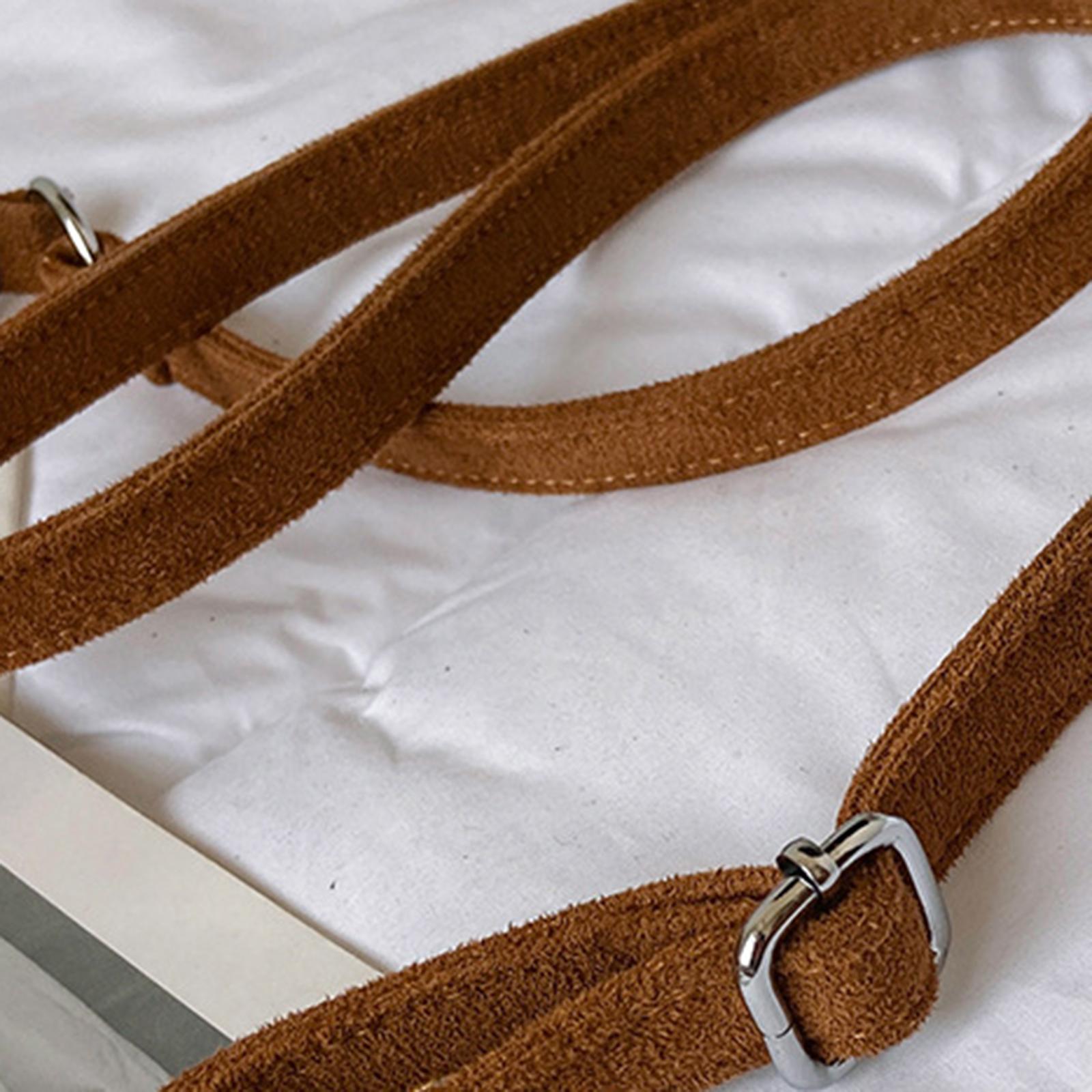 Shoulder Handbag Tassel Purse Fashion Adjustable Strap Satchel Modern Light Brown