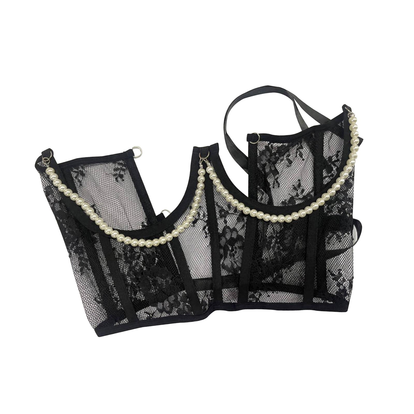 Lace Corset Belt Beads Chain