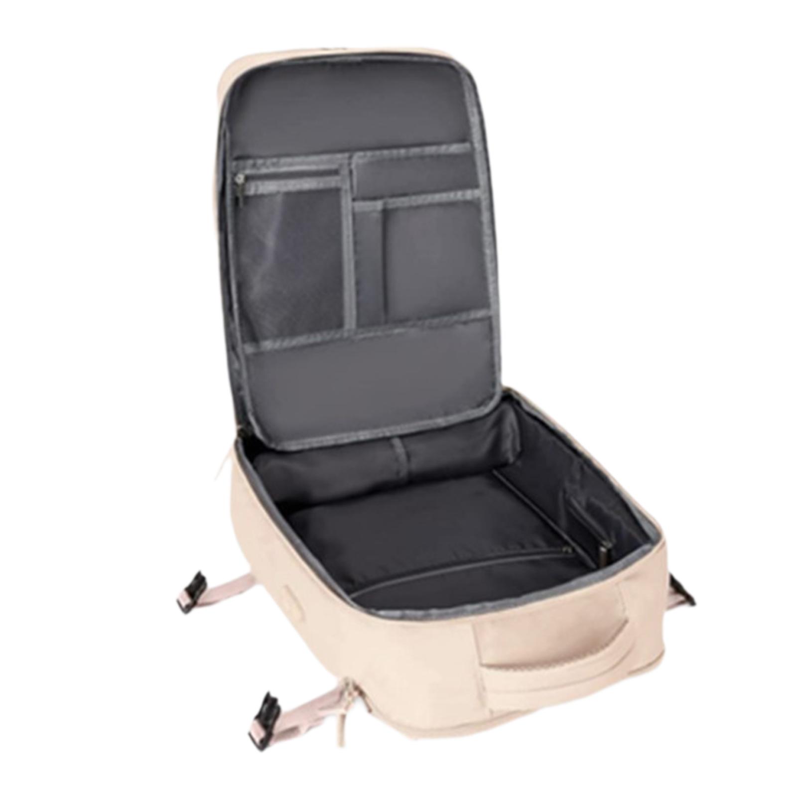 Travel Backpack Water Resistant Casual Daypack for Backpacking Camping Trips Beige