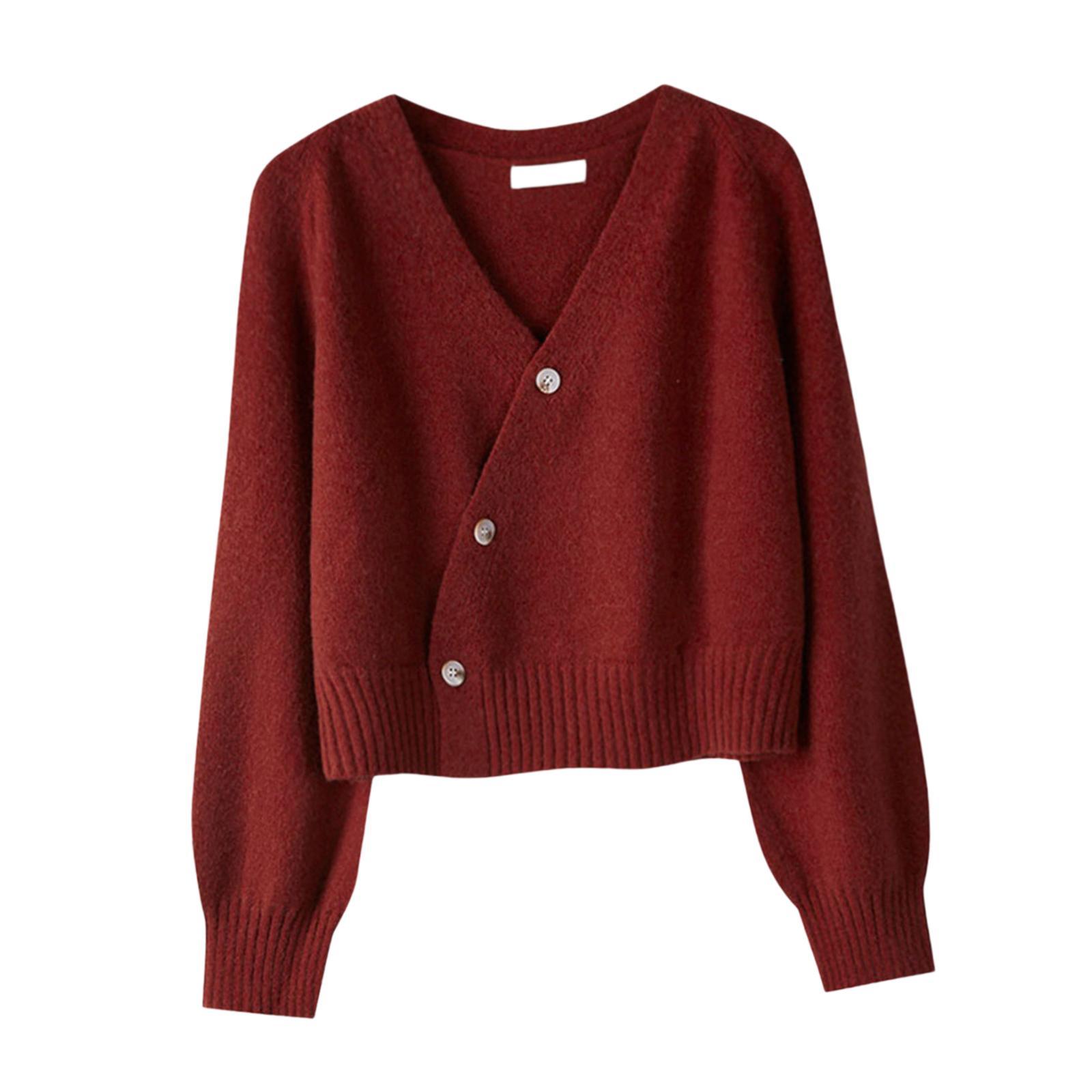 Women's Cardigan Sweater for Fall Winter Jacket Clothes V