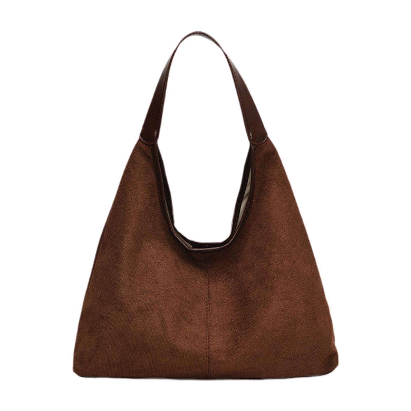Suede Shoulder Bag Coffee