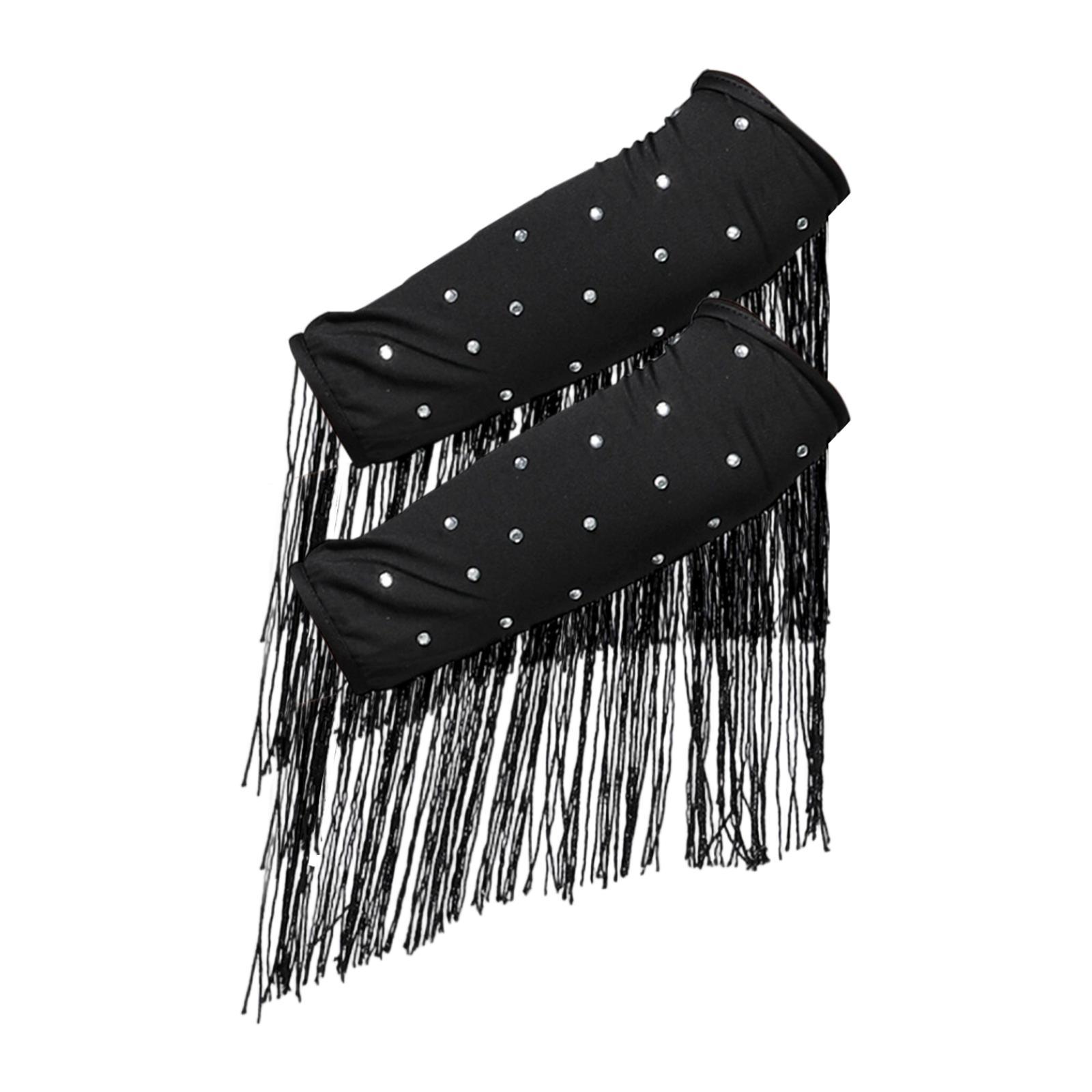 Latin Dance Arm Sleeves Black
