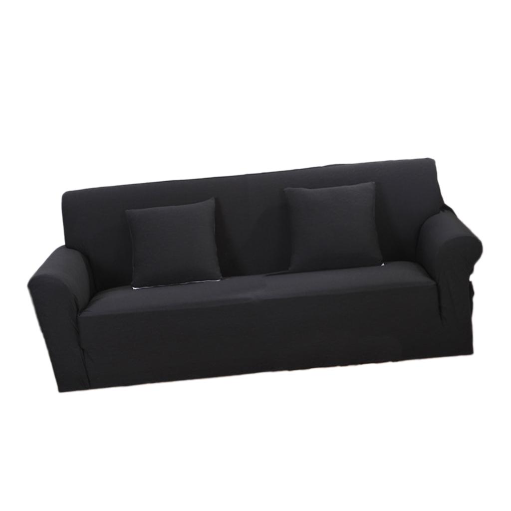2Seater Sofa Dust Proof Slipcover Elastic Knit Sofa Cover Settee
