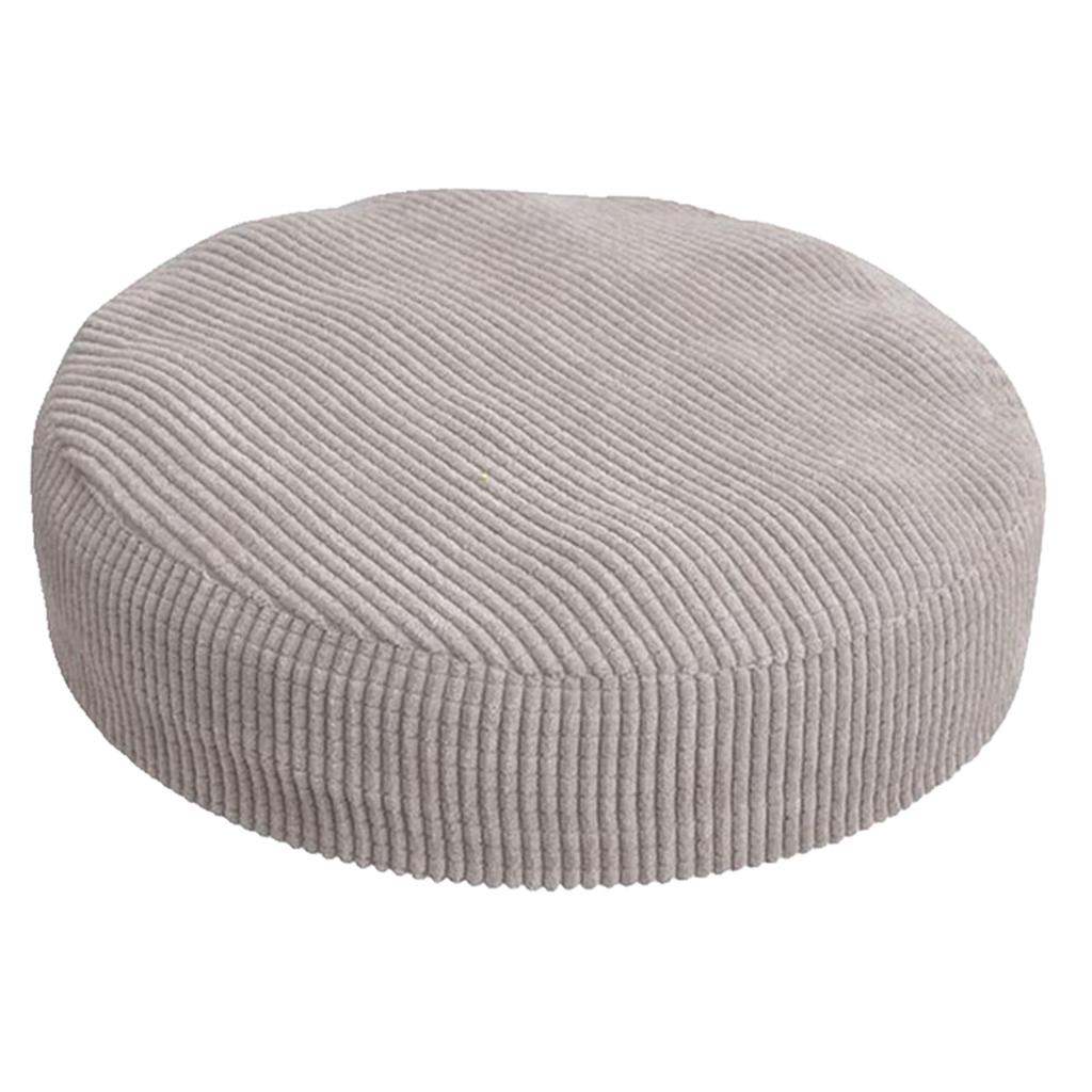 Bar Stool Covers Round Chair Seat Cushion Protector Gray 30x30x5cm