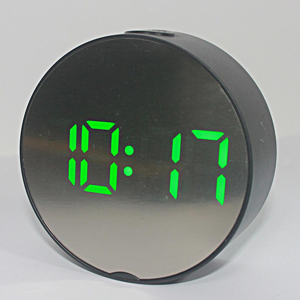 LED Digital Alarm Clock Battery Operated Only Small for 