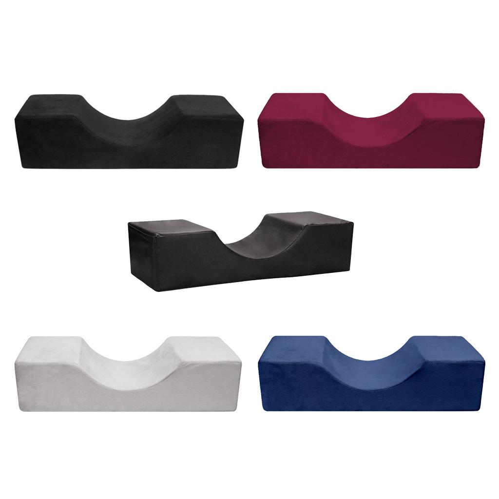 3 Pcs Professional Eyelash Extension Pillow Velvet Beauty Salon Pillow Black