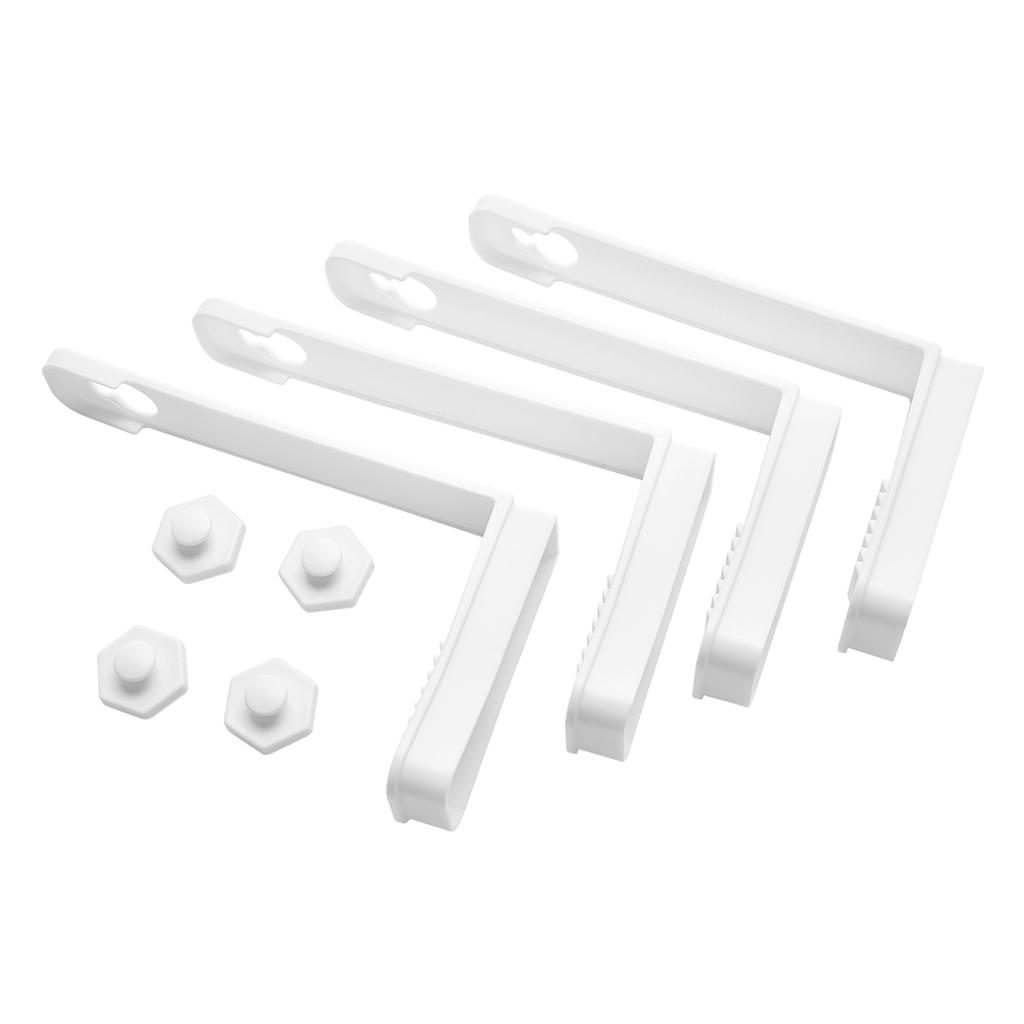 4x4Pcs/Set Bed Sheet Holders Keeping Your Sheets On Mattress White