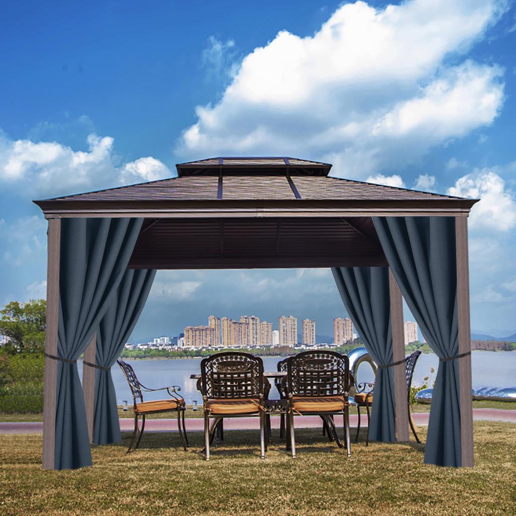 Blackout Curtains for Bedroom -Thermal Insulated Curtains Grommet Top Navy