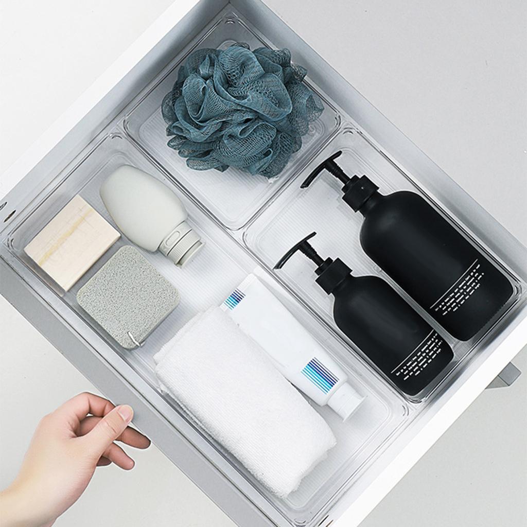 Stackable Drawer Organizer Makeup Stationery Divider Storage 15.3x7.6x5.2cm