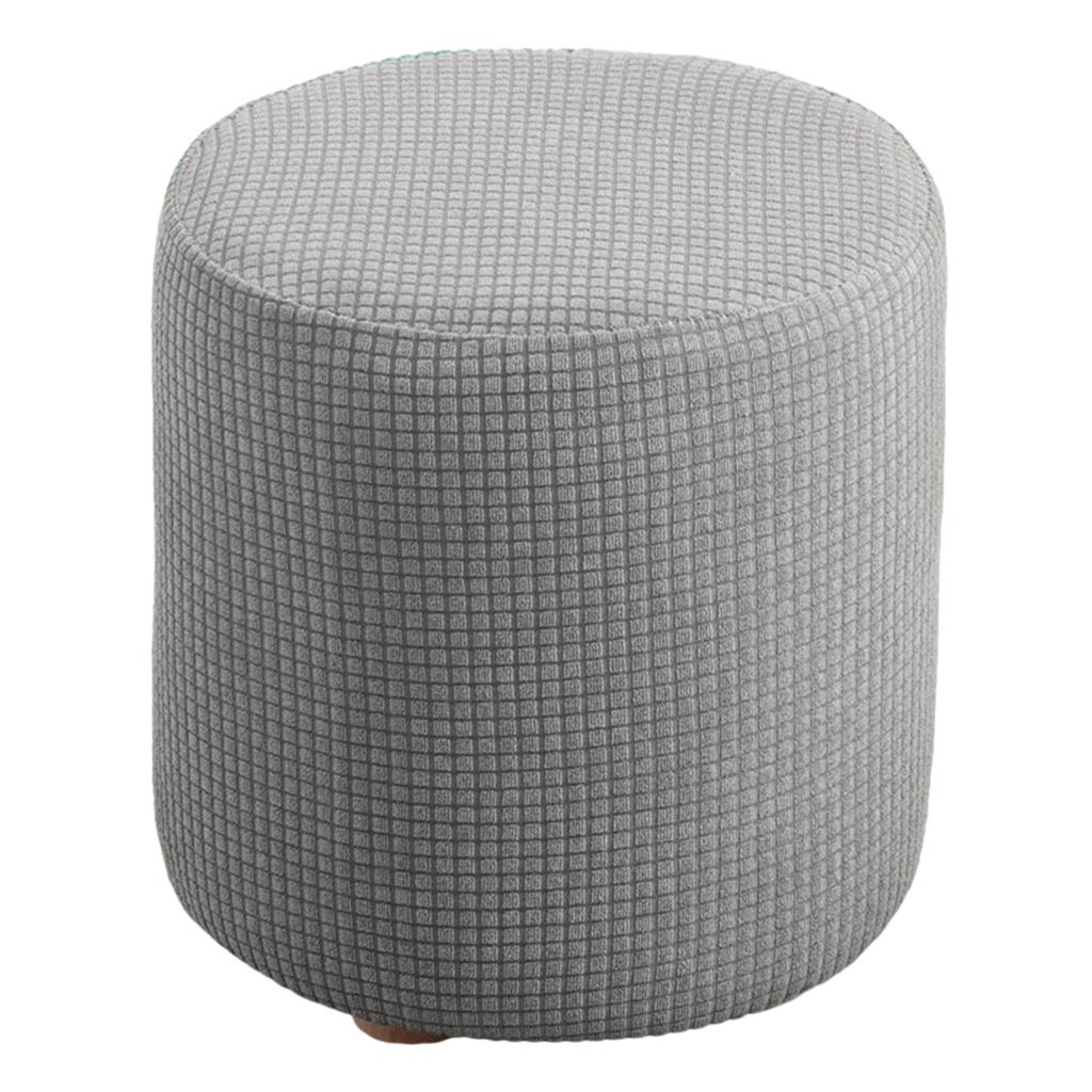 Ottoman Slipcover Grey