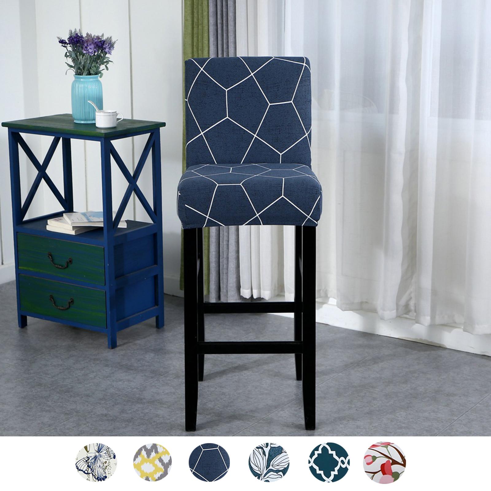 Printed Soft Low Back Chair Cover Removable Dustproof Facilities Comfortable Butterfly