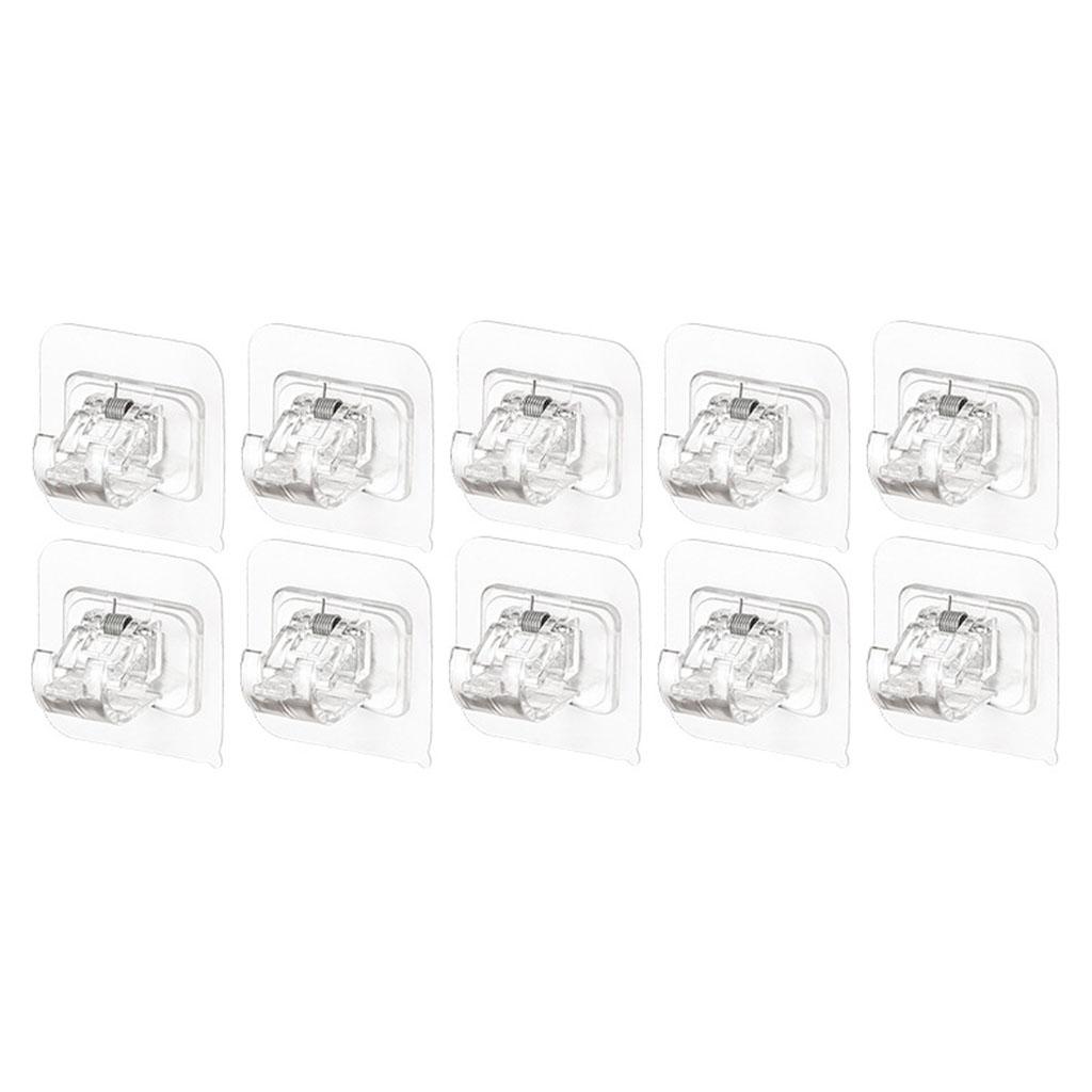 Curtain Rod Holder Transparent