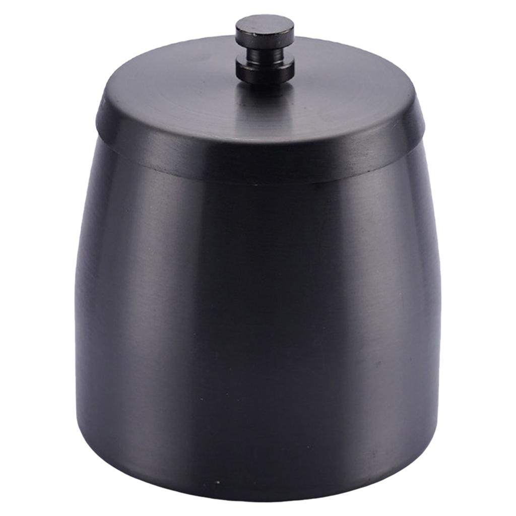 Modern Cigarette Ashtray Windproof Unbreakable for Outdoor Garden Auto Black