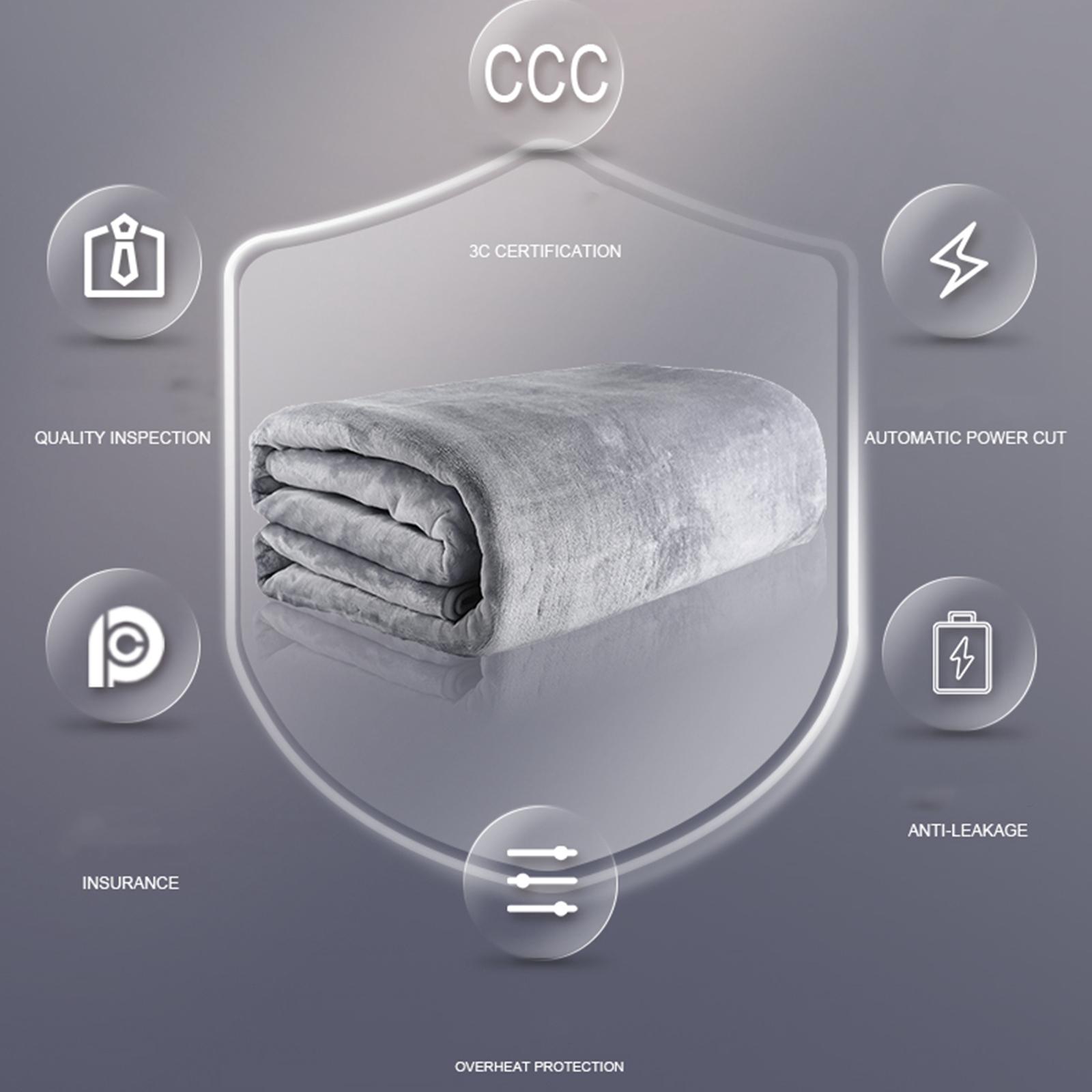 Electric Blanket Fast Heating Heated Blanket for Bedroom Home