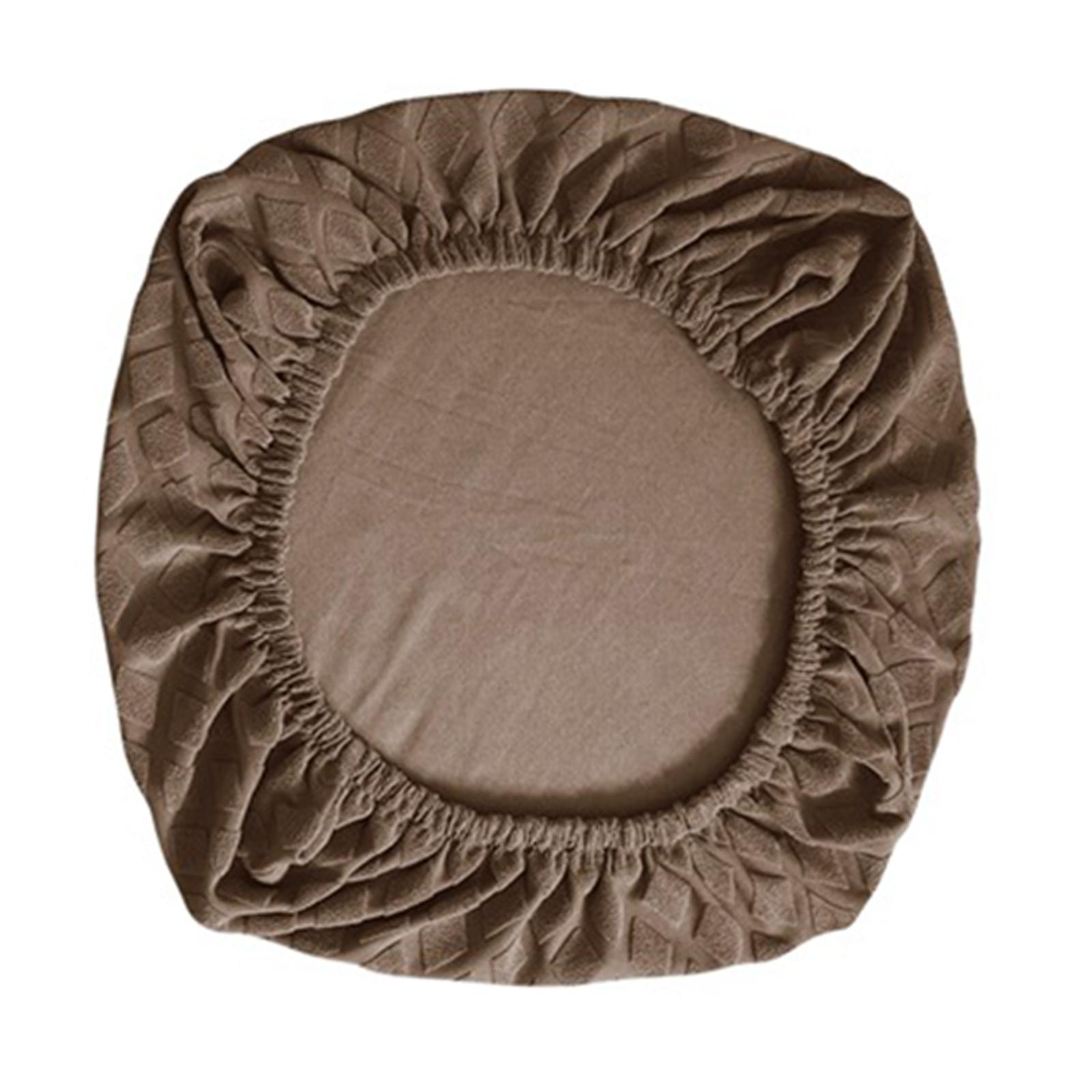 Chair Seat Cover Dining Room Chair Seat Slipcover Removable Washable Coffee