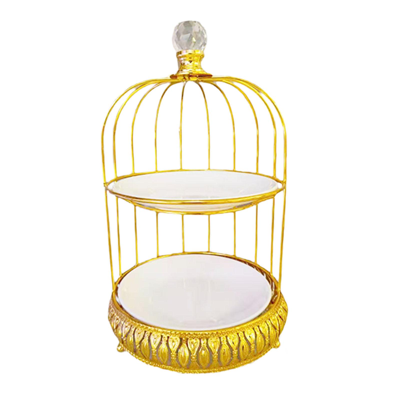 Bird Cage Cake Stand Double Layer