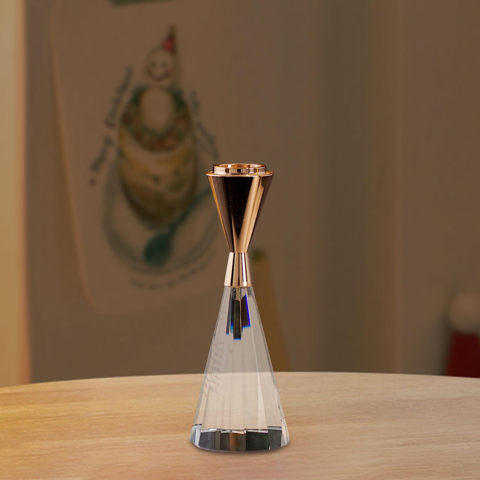 Taper Candle Holder Elegant Tealight Holder for Wedding Tabletop Anniversary White