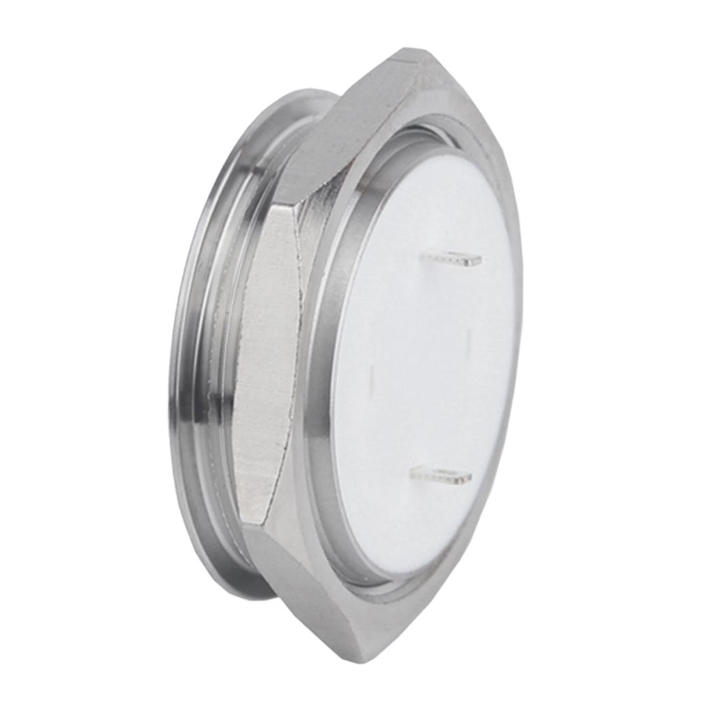 Stainless Steel Push Button Switch,30mm Resetable,Flat Head 1NO