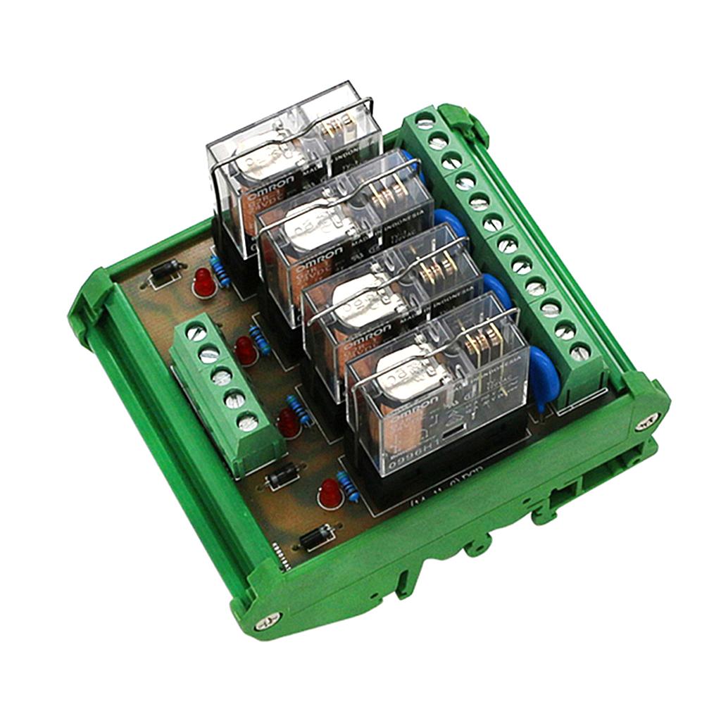 Electronics-Salon Rated Current 10A Power Relay Module, DC 24V Version.