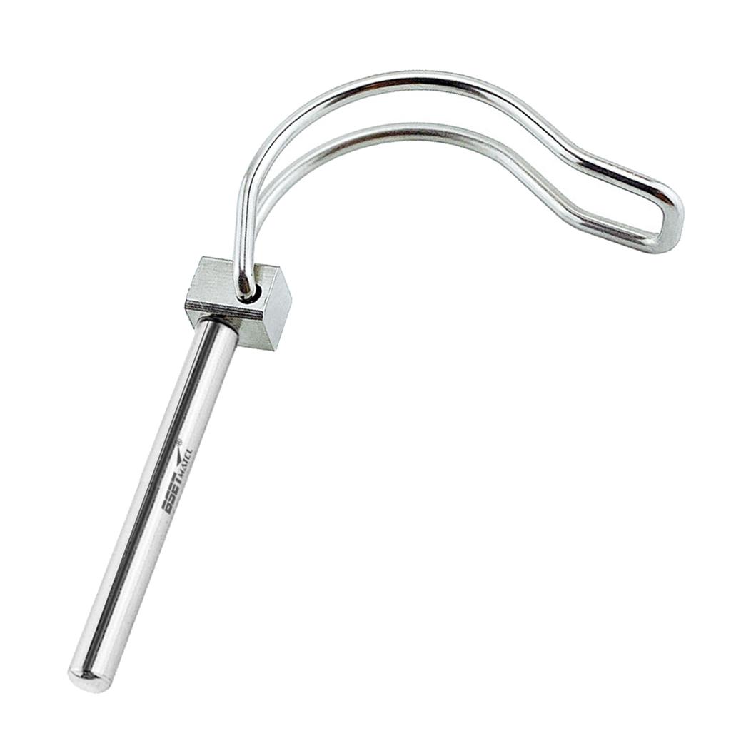 Stainless Steel Quick Lock Release Trailer Coupler Safety Pin 5 x 45mm