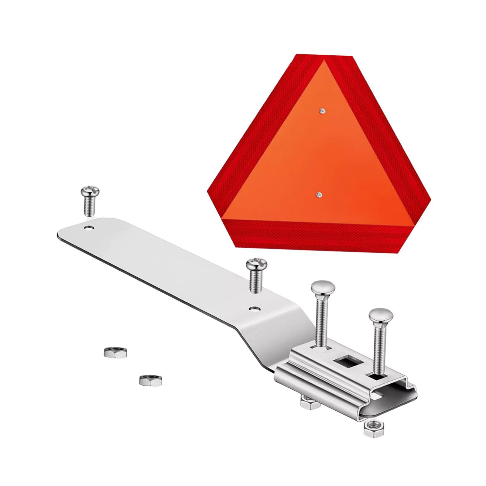 Slow Moving Vehicle Triangle Sign
