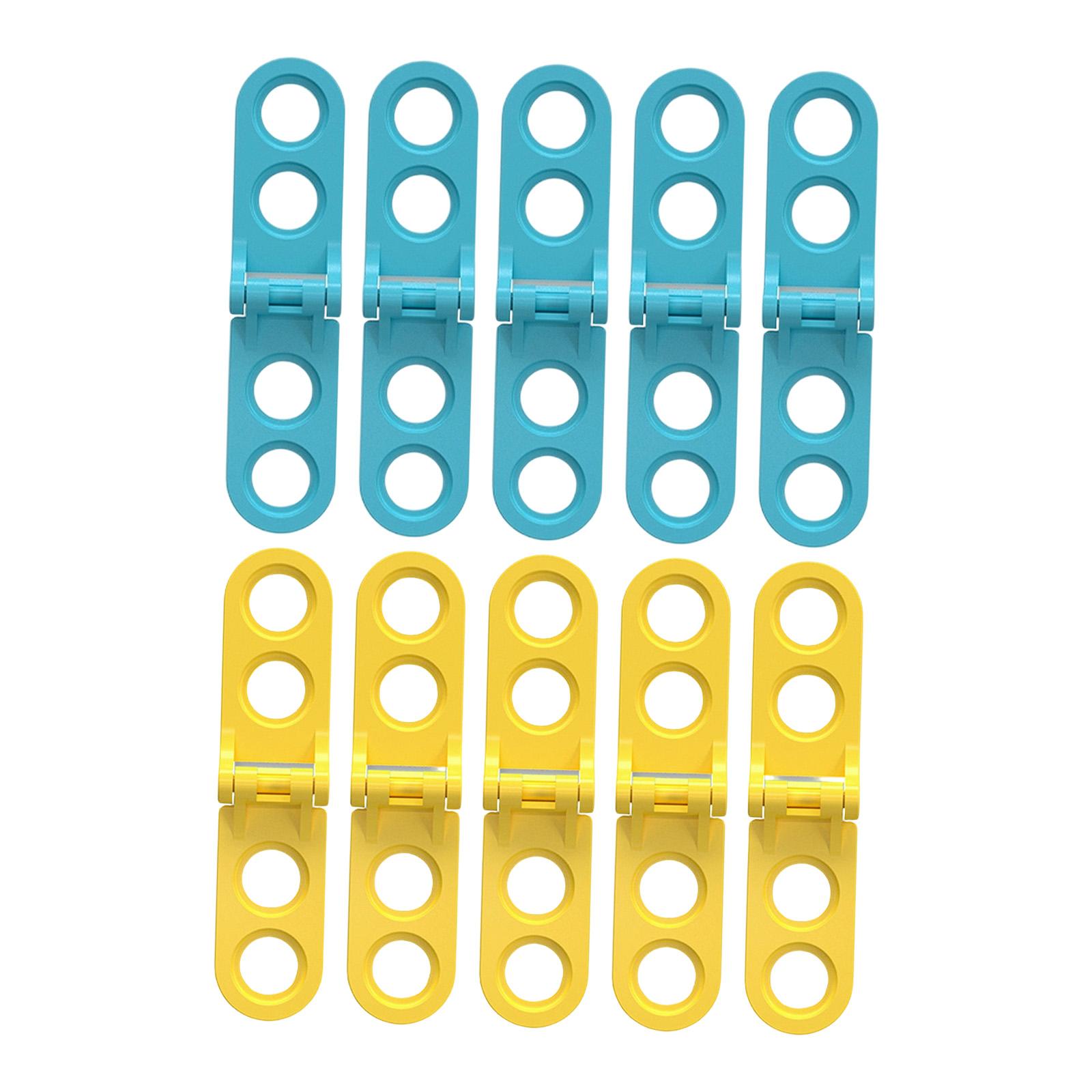 10x Corrugated Construction Tool Hinges Boys Girls Kids