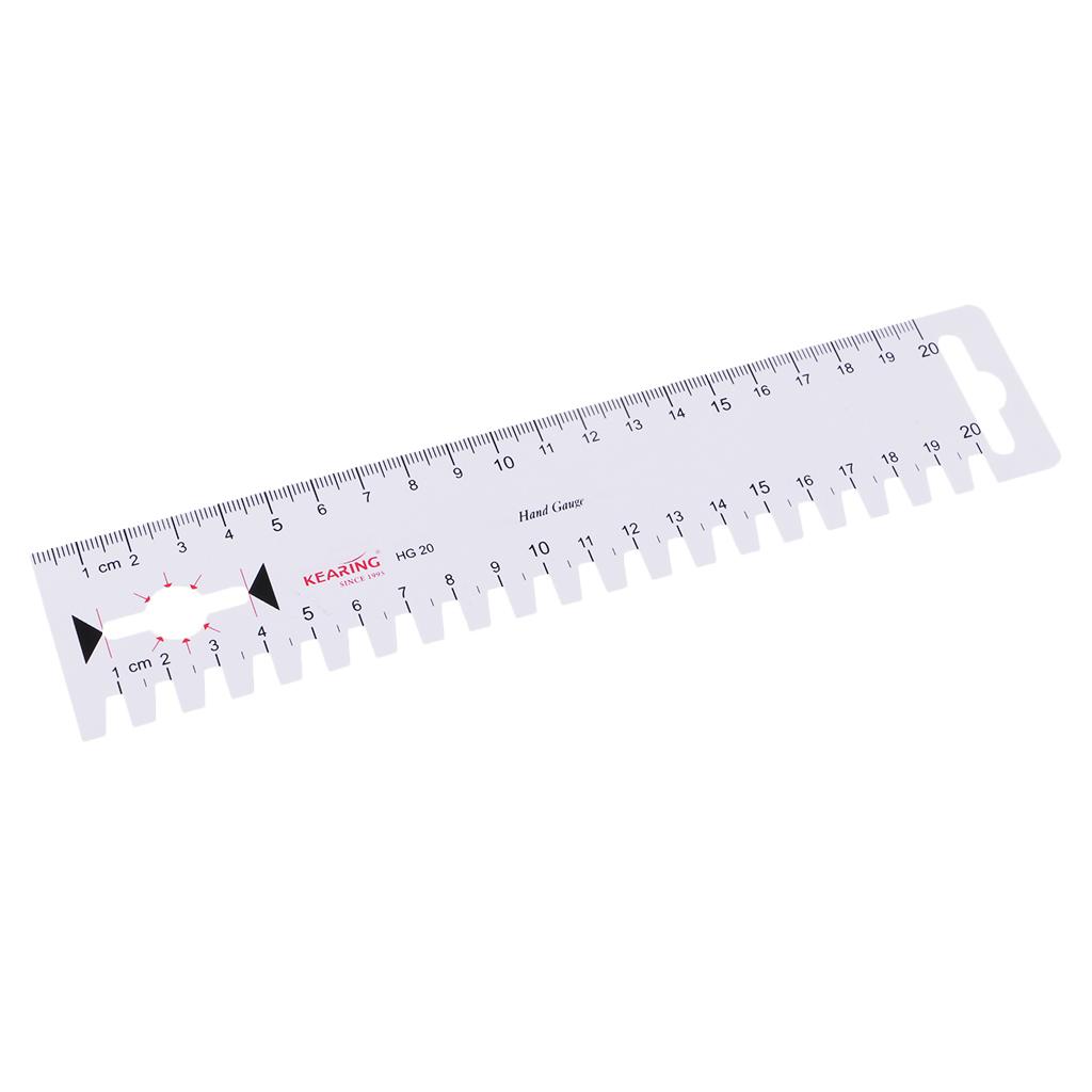 1Pcs Plastic Metric Ruler Quilting Template Patchwork Tailor Sewing Tool