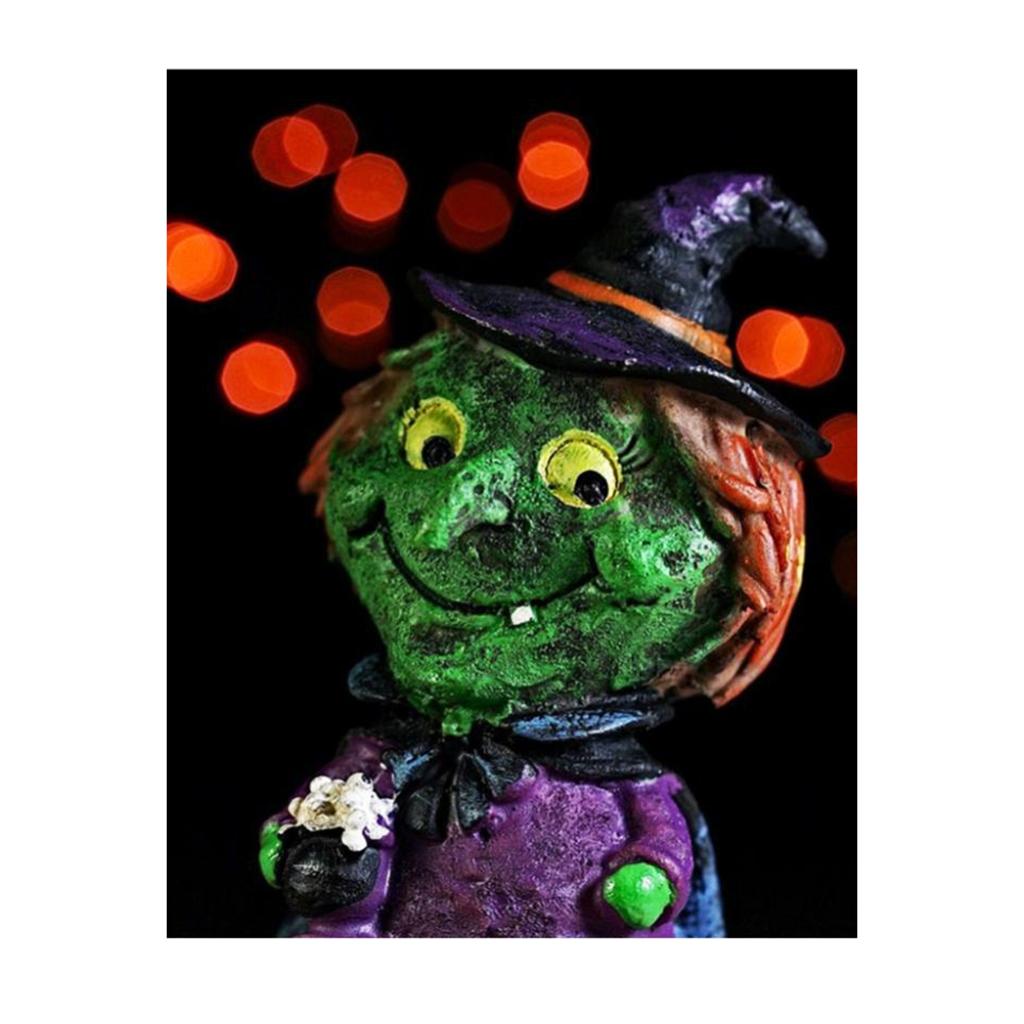 Halloween DIY 5D Diamond Painting Embroidery Cross Crafts Stitch Kit