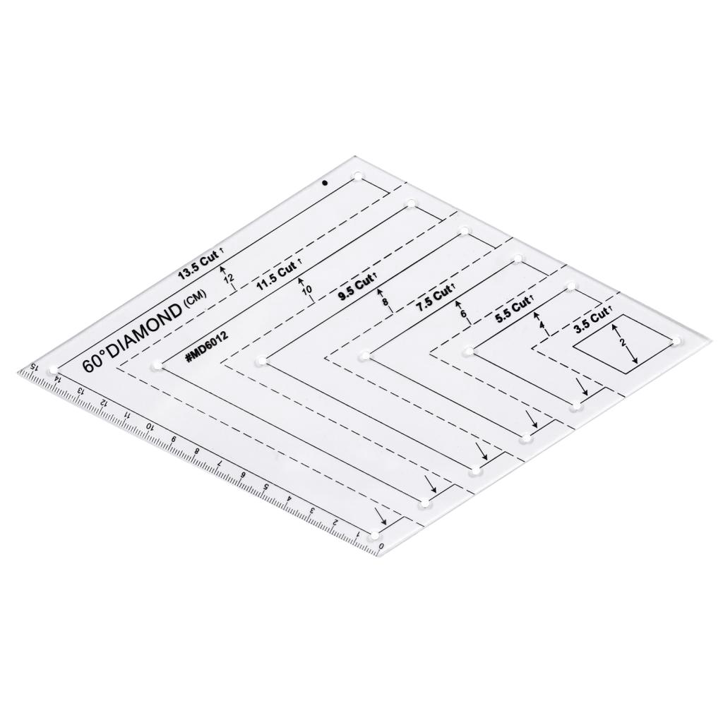 5Pcs Acrylic Quilting Ruler Set Patchwork Template DIY Sewing Tools 5 Styles