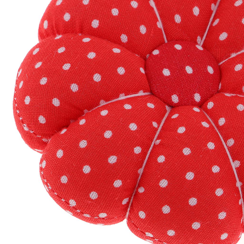 2 Pieces Wrist Wearable Needle Pin Cushion for Sewing Crafts Black