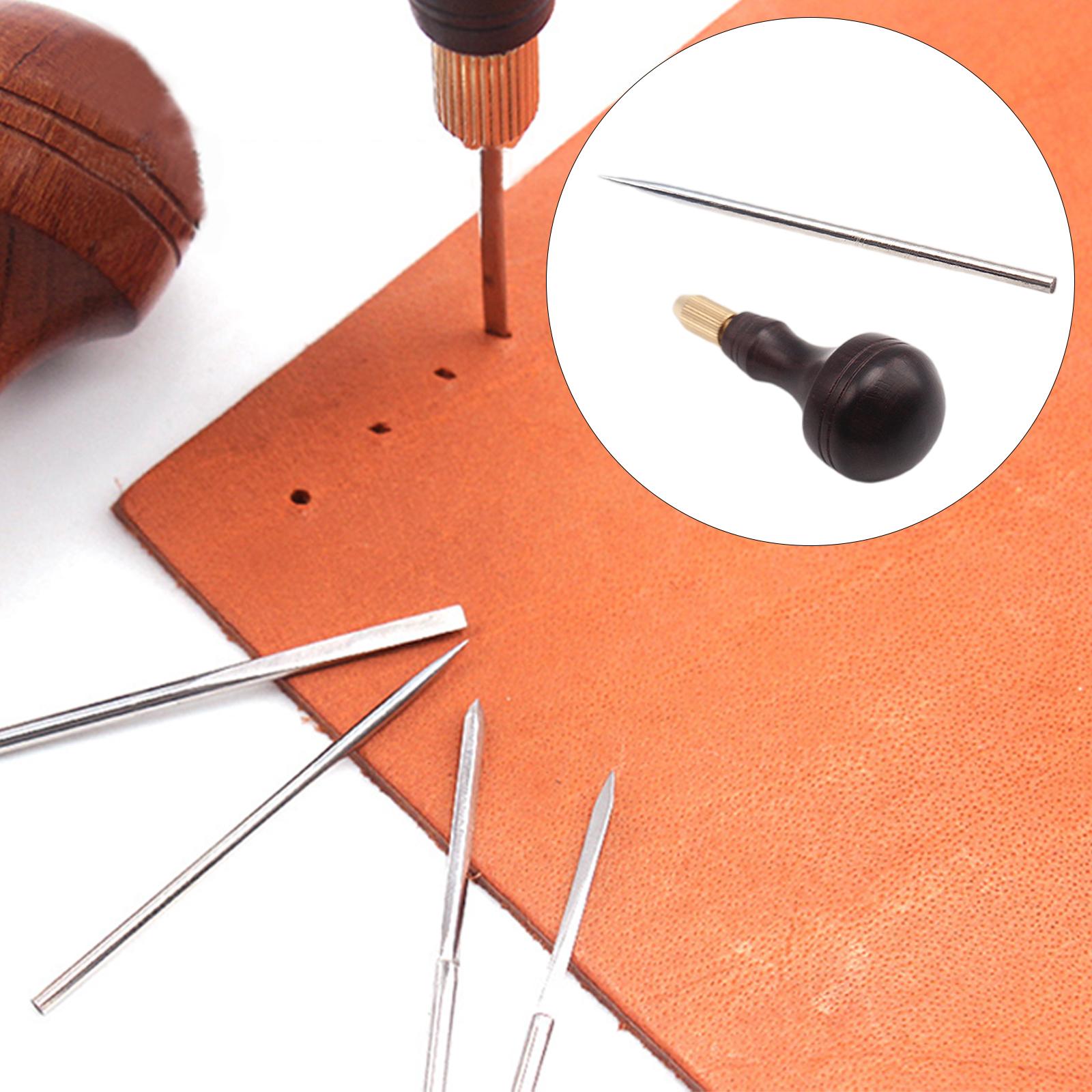Professional Awl Tool Leathercraft Handmade Shoe and DIY cone
