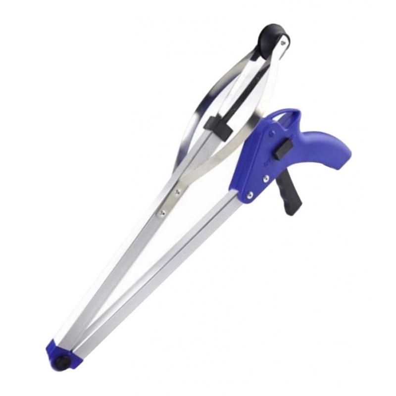Folding Trash Pick Up Helping Hand Grabber Long Reach Picker Sanitary Clip