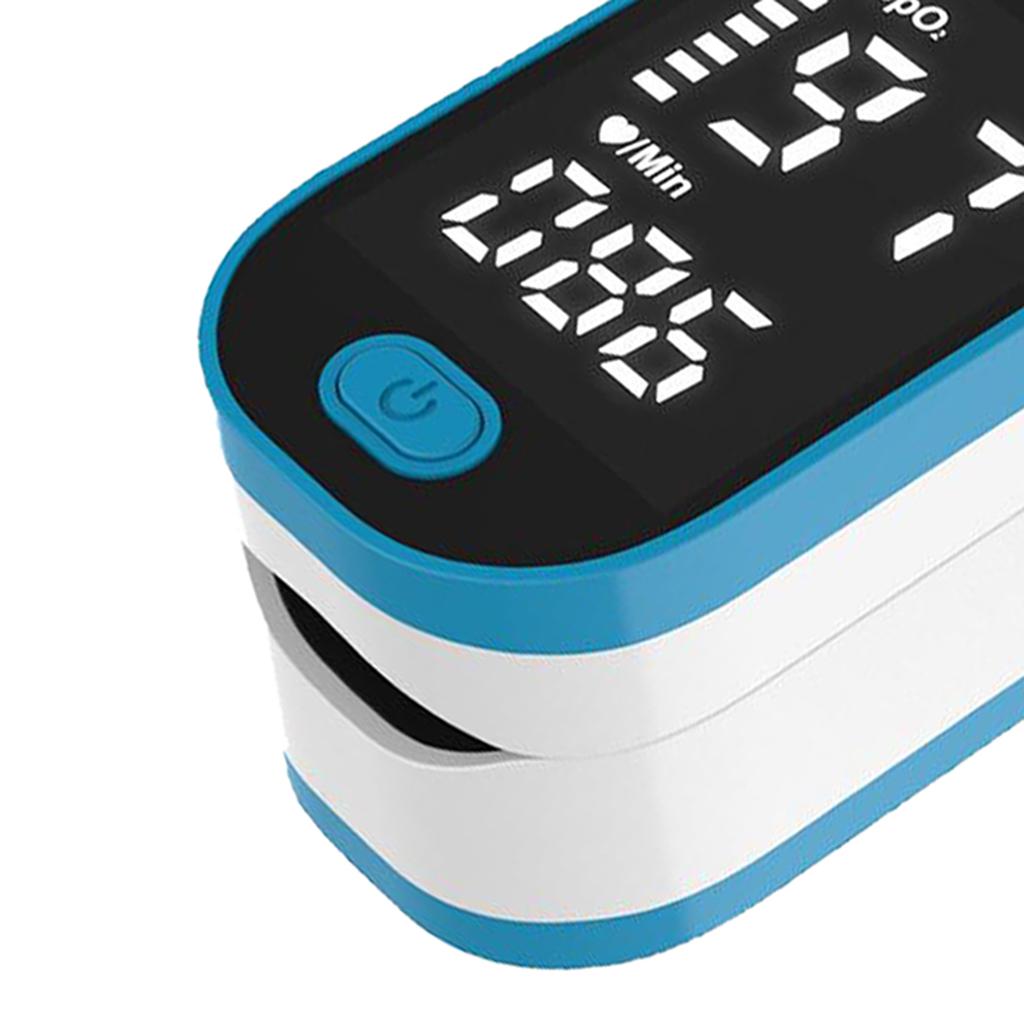 Fingertip Pulse Oximeter Blood Oxygen Saturation Monitor Blue